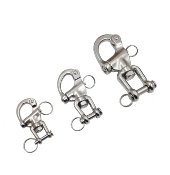 Stainless Steel Swivel Snap Hook Quick-Release Tactical Belt Buckle Outdoor Gear Men's Car Keychain