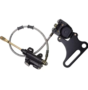 Rear Brake Assembly Master Cylinder Caliper - Compatible with SSR 125cc/110cc Off-Road Vehicles and Chinese Scooters