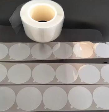 Factory Custom Round Protective Film - Optical Lens Glass Mirror Protective Film, PET Round Self-Adhesive Protective Film
