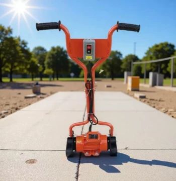 Electric Vibrating Screed Ruler - 2-Meter Concrete Road Leveling Tool