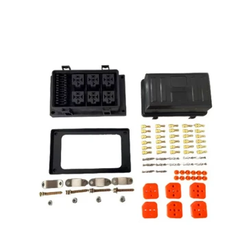 Hot Selling Cross-Border Waterproof 6-Way Automotive Fuse Box Modified Car Fuse Holder Wiring Harness Assembly Circuit