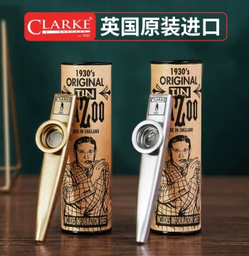 Clarke Professional Performance Kazoo - Premium Metal Wind Instrument from Flagship Store