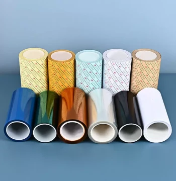 Premium Manufacturer Stock PET Colored Release Film - Double-Sided Blue Transparent Release Film with Temperature Resistance, Fluorine and Silicone Coating