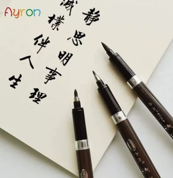 3 pcs/lot Calligraphy Pen Japan Material Brush for Signature