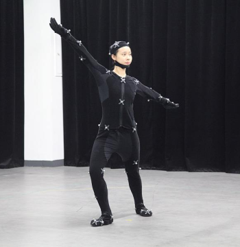 New Motion Capture Suit with Fuzzy Surface for Marker Balls - Imported Fabric, High Elasticity, High Wear Resistance