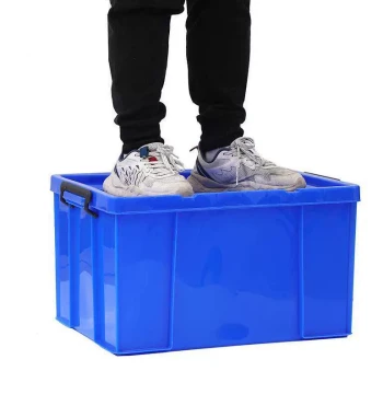 Premium Thickened Extra-Large Lidded Turnover Box, Storage Container, Organizer Bin, Commercial Plastic Storage for Restaurants and Kitchens