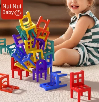 NIUNIU Focus Training Toy - Interactive Stacking Chair Game for Logic and Parent-Child Bonding
