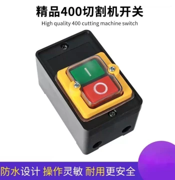 400 Type Cutter Switch, 380V Three-Phase Steel Bench Drill, 10A Waterproof Button Accessories