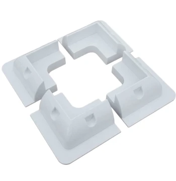 Solar Panel Mounting Bracket for RVs, Yachts, and Vans - Plastic Flush Mount, No Drilling Required