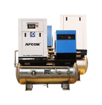 Custom Dental Small Scroll Integrated Air Compressor 5.5kW Food Grade 2.2kW Oil-Free Air Pump