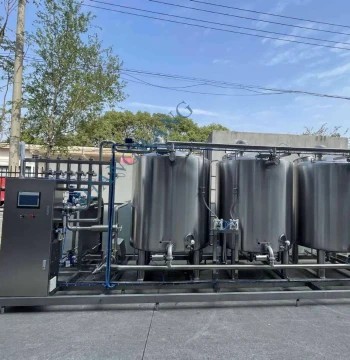 Efficient Hygienic CIP Automatic Cleaning System Dairy Beverage Production Line Food-Grade Pipeline Cleaning Equipment Manufacturer
