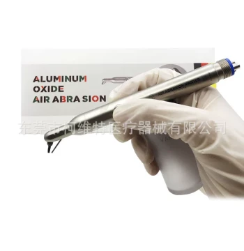 Dental Aluminum Oxide Sandblasting Gun, Pre-Bonding Cleaning Tool, Whitening & Restoration Scaler with Cooling and Quick Connect
