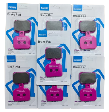 Little Crab Brake Pads, Universal for Niu and XiaoNiu Scooters, Wear-Resistant, Thickened Modified Brake Shoes (Pink)