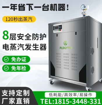 Fully Automatic Electric Heating Steam Generator - Commercial Energy-Saving Small Industrial Steam Boiler for Brewing and Heating, No Inspection Required