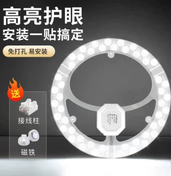 Modern Minimalist LED Ceiling Light Core - Round Disc Ring Panel for Bedroom and Living Room