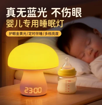 Baby Night Light for Nursing, Eye-Care Bedroom Bedside Sleep Lamp with No Blue Light, Specialized for Postpartum Moms and Newborns