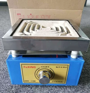 Electric Laboratory Furnace with Adjustable Temperature, Single-Unit Electric Heater for Chemistry Lab Instruments