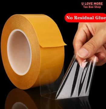 50 Meter High Temperature Resistance PET Double Sided Tape N