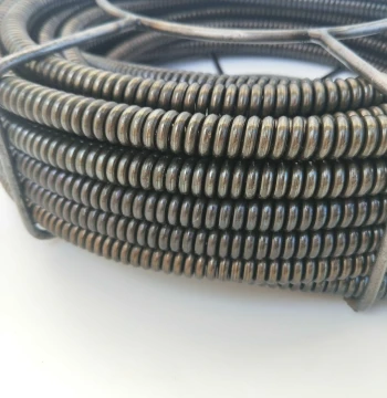 Drain Snake Replacement Spring, 16mm Diameter, 4mm Thickened Hardened Steel Wire, Extendable for Sewer Cleaning