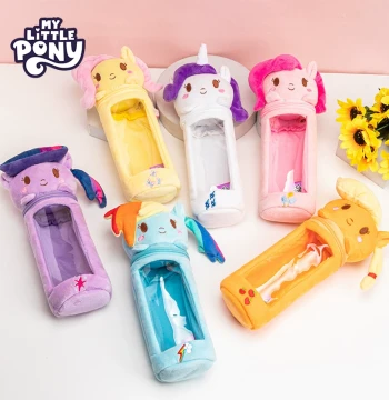 Pencil Case Pinky My Little Pony Plush Transparent