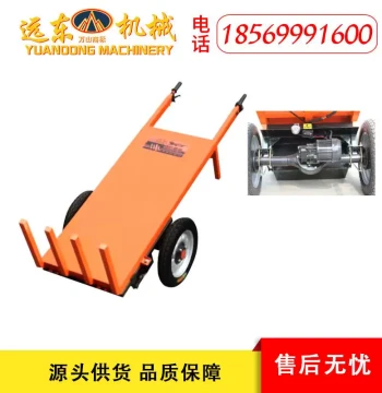 Push-Type Engineering Brick Cart, Electric Transport Vehicle for Construction Sites and Agriculture, Sand and Gravel Hauler