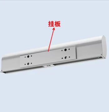 Diamond Brand Air Curtain Mounting Kit - Complete Backplate, Brackets, Base, and Hooks Installation Accessories