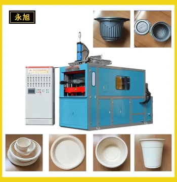 Yongxu Biodegradable Plastic Bowl, Plate, and Lid Thermoforming Machine - Corn Starch Eco-Friendly Takeout Box Maker