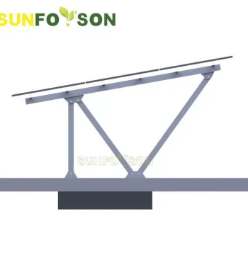 PV Carport Parking Lot Photovoltaic Carport Bracket Solar Carport Aluminum Alloy Installation Support System
