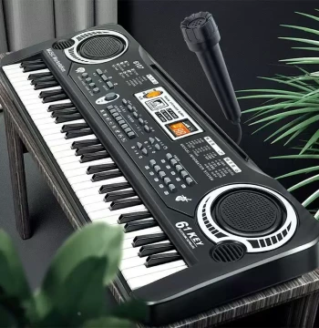 Kids' Electronic Keyboard 61-Key Beginner Piano Toy