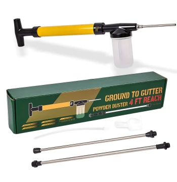 High-Quality Diatomaceous Earth Powder Duster for Agricultural Fruit Tree Pollination, Pet Flea Control, and Termite Elimination