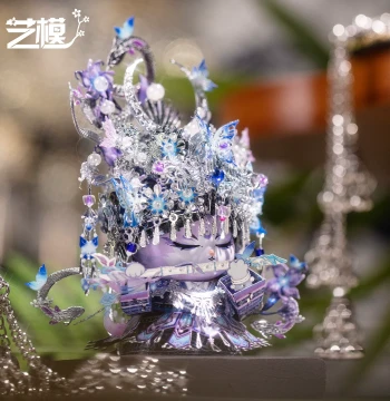 Yimo Miao Jiang Ling'er – City of Cats 3D Puzzle Metal Assembly Model, DIY Handcraft Toy, Gift, and Ornament