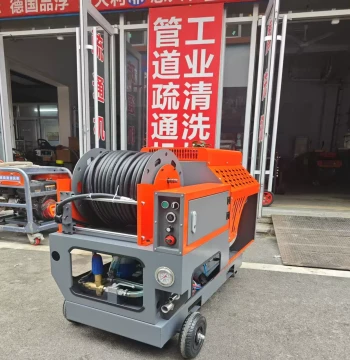 Gas/Diesel High-Pressure Pipe Dredging Machine, Electric Sewer Cleaner for Municipal Drainage