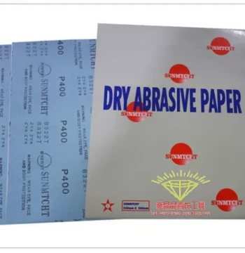 Sun Match Sandpaper, White Sandpaper Grit P180-P800 for Polishing Gold, Silver, Copper Jewelry and Wood