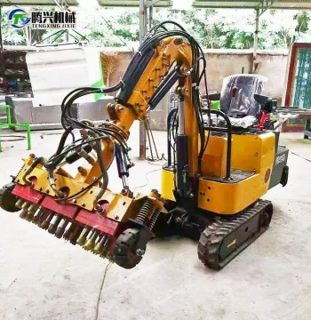 Vehicle-Mounted Concrete Scarifier, Ride-On Scarifying Head for Low Side Walls, Tunnel Texturing Machine