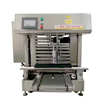Manufacturer Sales: Fully Automatic Tray Loading Machine for Square/Round Steamed Bun Production Lines, Commercial Tray Placer