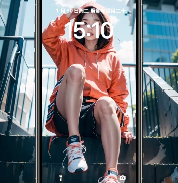 HD Phone Wallpaper Sporty Girl 2K HD iPhone Wallpaper Mobile Background Design Asset