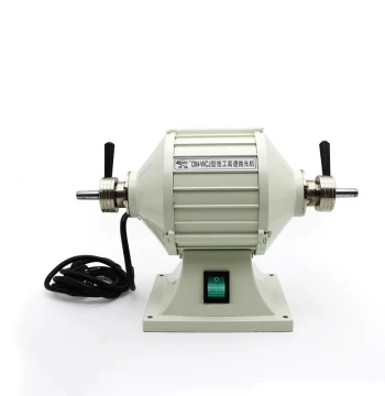 Dental Lab Polishing and Grinding Machine - CJ High-Speed Dual-Head Polisher with Drill Chuck for Dental Technicians