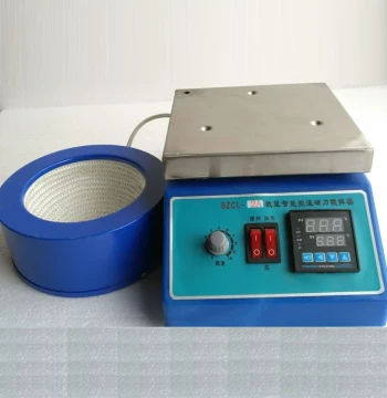 SZCL-2 Magnetic Stirrer with Heating Mantle - Digital Speed Display, Smart Constant Temperature Control