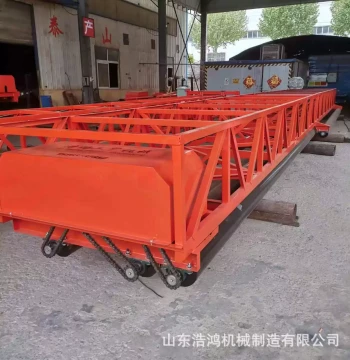 Roller Concrete Paver with Three-Axis Vibrating Beam for Bridge Decks - Overhead Truss Paving Equipment