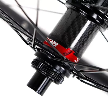 RETROSPEC Aluminum Alloy Carbon-Wrapped 4-Bearing Mountain Bike Wheelset - Center-Lock Disc Brake, Off-Road Hub