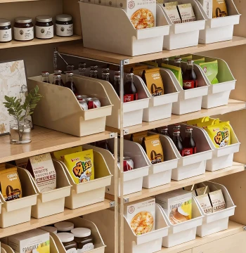 Cabinet Storage Box, Kitchen Organizer, Under-Sink Pull-Out Basket, Household Container