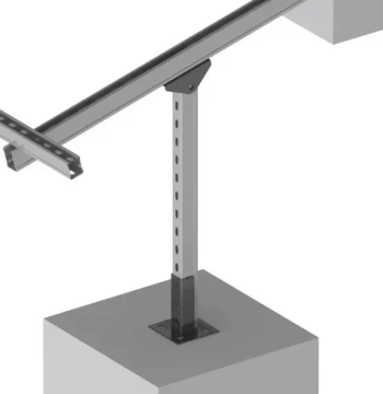 Factory Direct Supply Zinc-Magnesium-Aluminum PV Module Mounting Bracket Economic Solar Bracket Kit for Ground Power Stations