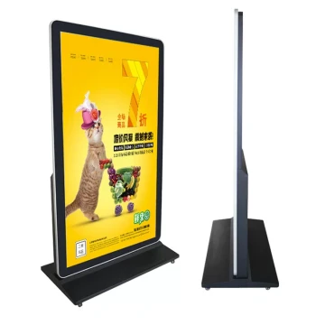 65-Inch HD Vertical Advertising Machine - Commercial Display Terminal with Smart AI Digital Human Signage Player
