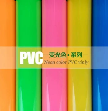 Imported PVC Cutting Film for Heat Transfer Fluorescent Logo Printing on T-Shirts
