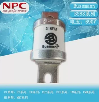 BUSSMANN BS88 Series Fast-Acting Fuse 280FM 280A 690V - Ceramic Cartridge Fuse