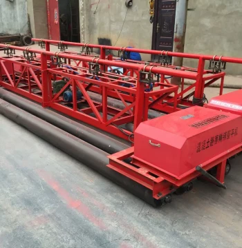 Tunnel Concrete Paver, Bridge Deck Three-Roller Paver, Road Surface Leveling Machine, Integrated Concrete Vibration and Screeding Unit