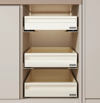 Side-Mounted Cabinet Drawer Pull-Out Basket, Kitchen Slide-Out Storage Rack, Spice Organizer Box
