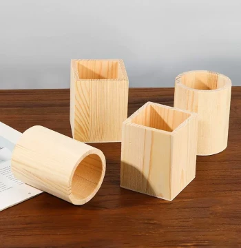 Wooden Pen Holder Mold for Super Light Clay