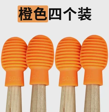 Silicone Drumstick Tips Portable Practice Set for Acoustic and Electronic Drums Silent Practice Heads