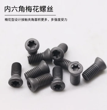 CNC Tool Accessories Screws for Internal Boring Bars Specialized Milling/Turning Screws Imported Torx Screws M2.0-M5